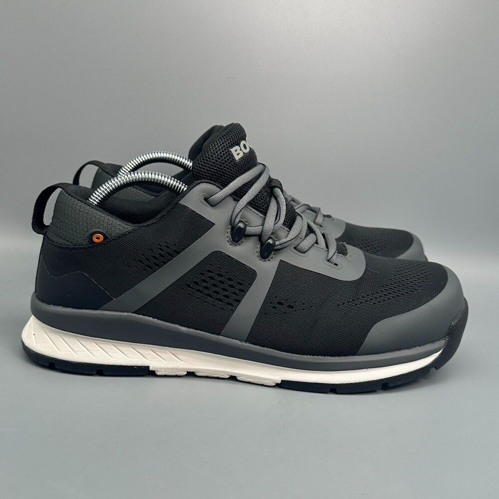 Bogs Sandstone Knit Low TR Composite Safety Toe Women's 9.5 Dark Gray Work Shoes